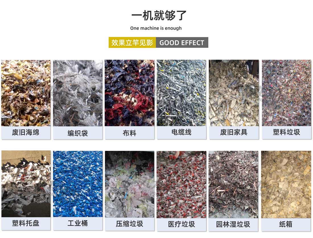 工業(yè)危廢處理設備出料大小可調